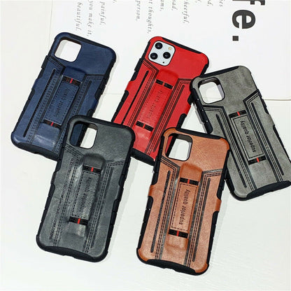 Leather Card Wallet Pocket Wrist Strap Case For iPhone - carolay.co