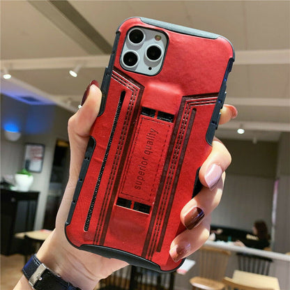 Leather Card Wallet Pocket Wrist Strap Case For iPhone - carolay.co
