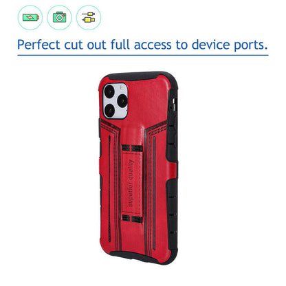 Leather Card Wallet Pocket Wrist Strap Case For iPhone - carolay.co