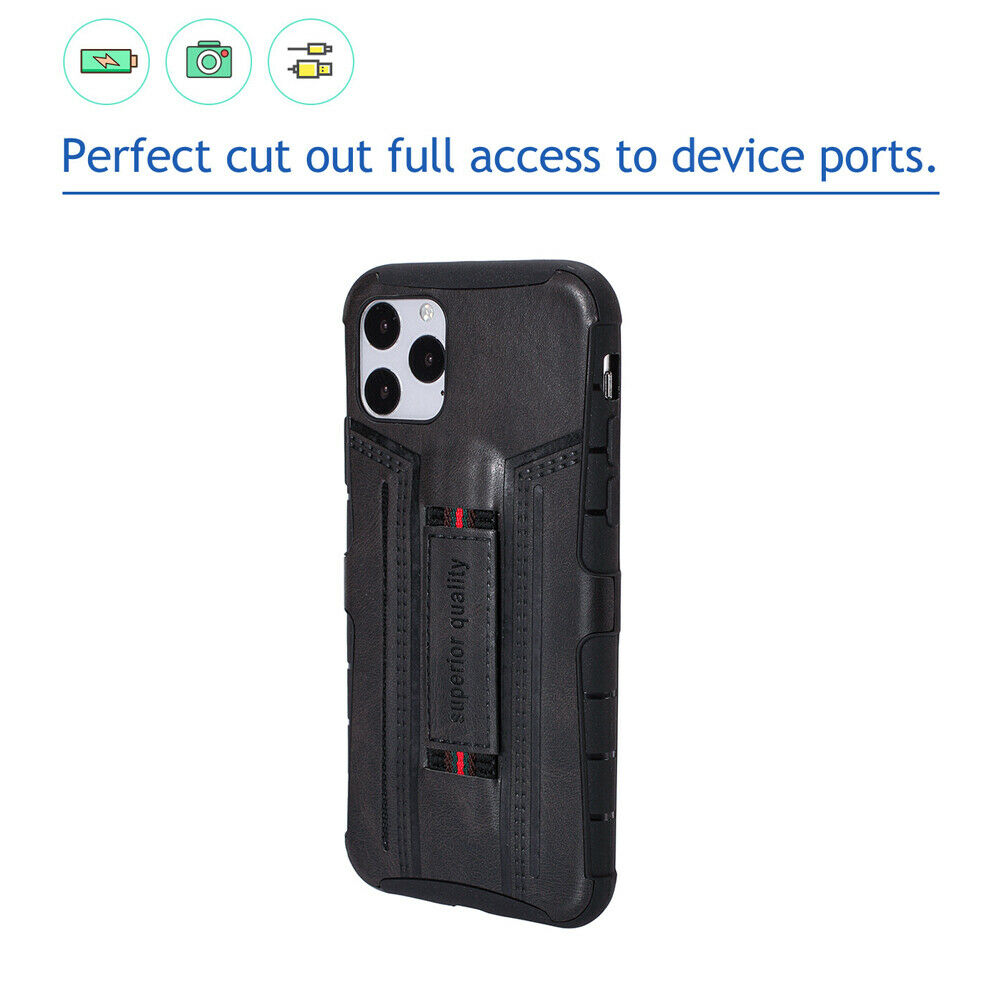 Leather Card Wallet Pocket Wrist Strap Case For iPhone - carolay.co