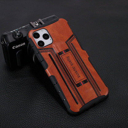 Leather Card Wallet Pocket Wrist Strap Case For iPhone - carolay.co