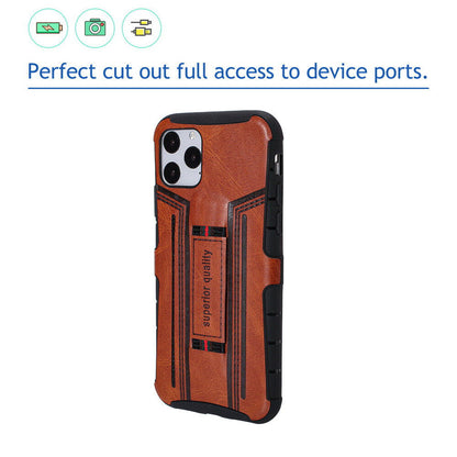 Leather Card Wallet Pocket Wrist Strap Case For iPhone - carolay.co