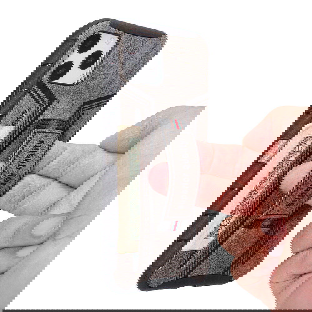 Leather Card Wallet Pocket Wrist Strap Case For iPhone - carolay.co