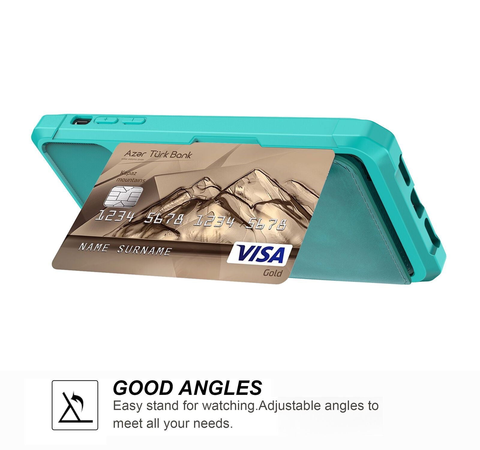 Leather Holder Flip Card Wallet Cover For iPhone - carolay.co