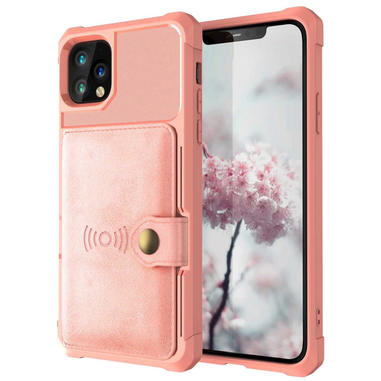 Leather Holder Flip Card Wallet Cover For iPhone - carolay.co