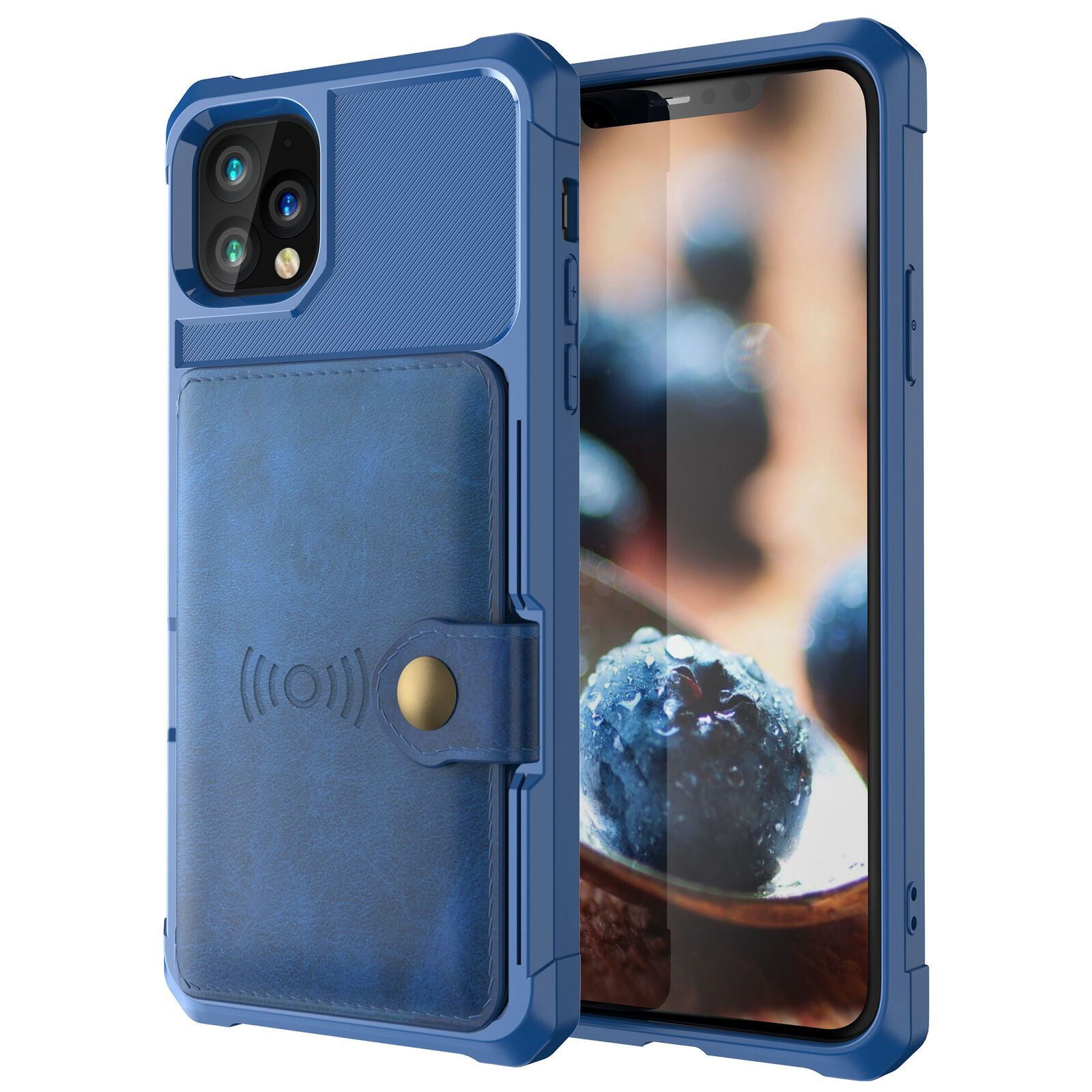 Leather Holder Flip Card Wallet Cover For iPhone - carolay.co