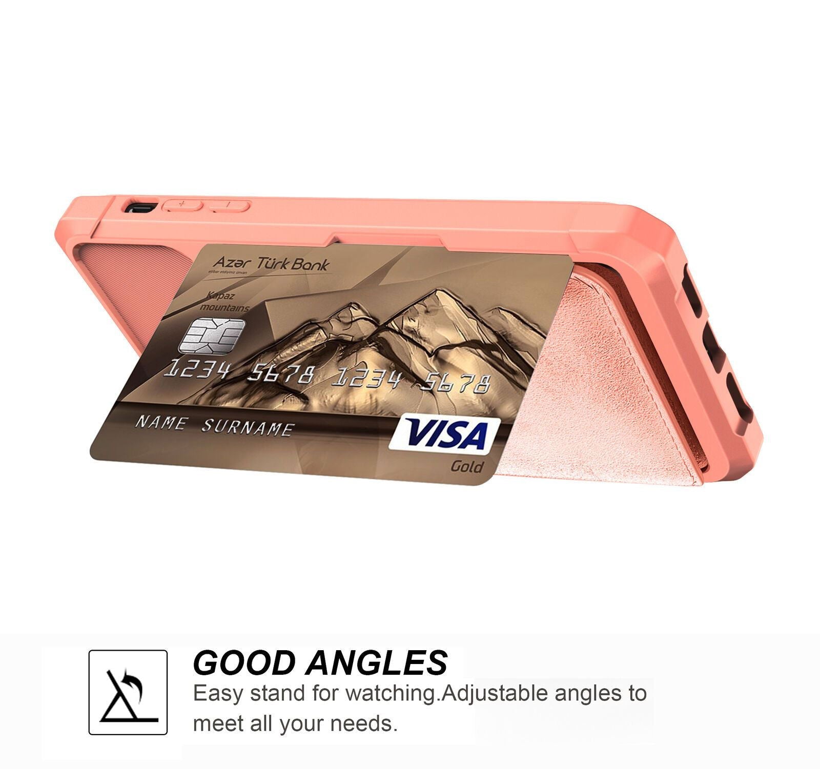 Leather Holder Flip Card Wallet Cover For iPhone - carolay.co