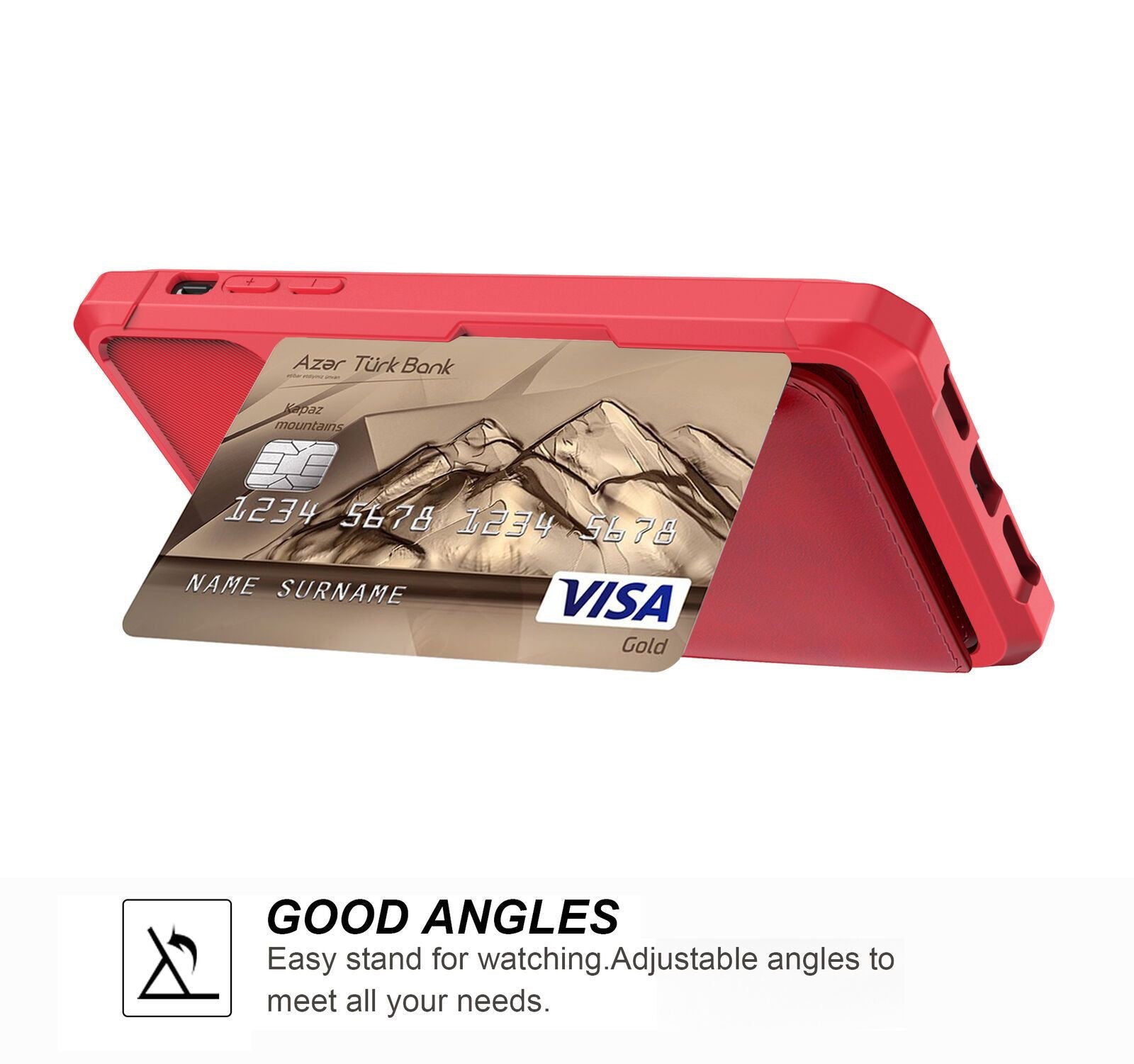 Leather Holder Flip Card Wallet Cover For iPhone - carolay.co