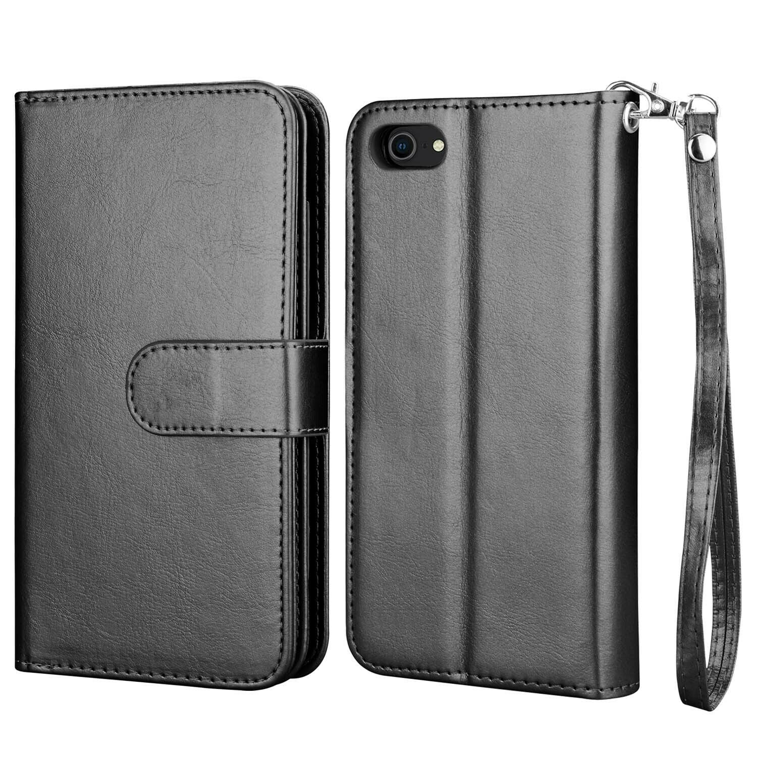 Leather Wallet Case Flip Magnetic Cover for iPhone - carolay.co