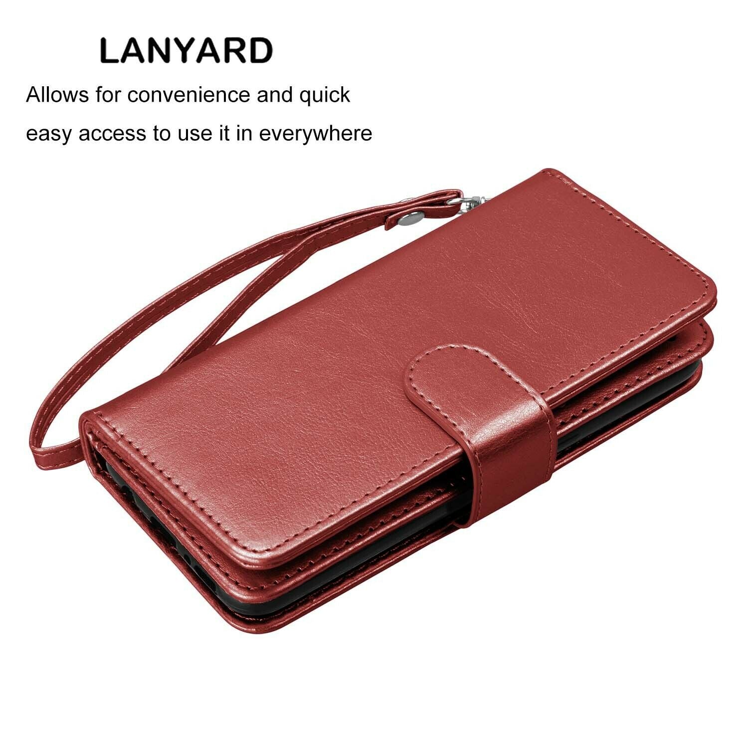 Leather Wallet Case Flip Magnetic Cover for iPhone - carolay.co