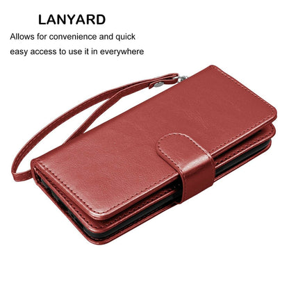 Leather Wallet Case Flip Magnetic Cover for iPhone - carolay.co