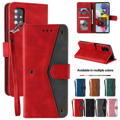 Leather Wallet Flip Case For Samsung - carolay.co