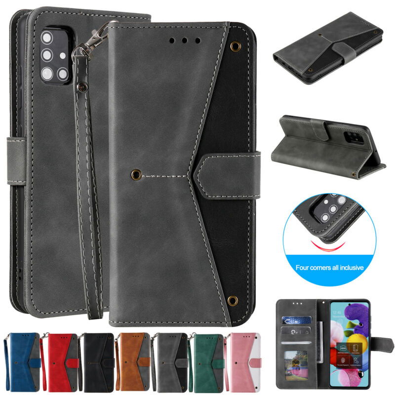 Leather Wallet Flip Case For Samsung - carolay.co