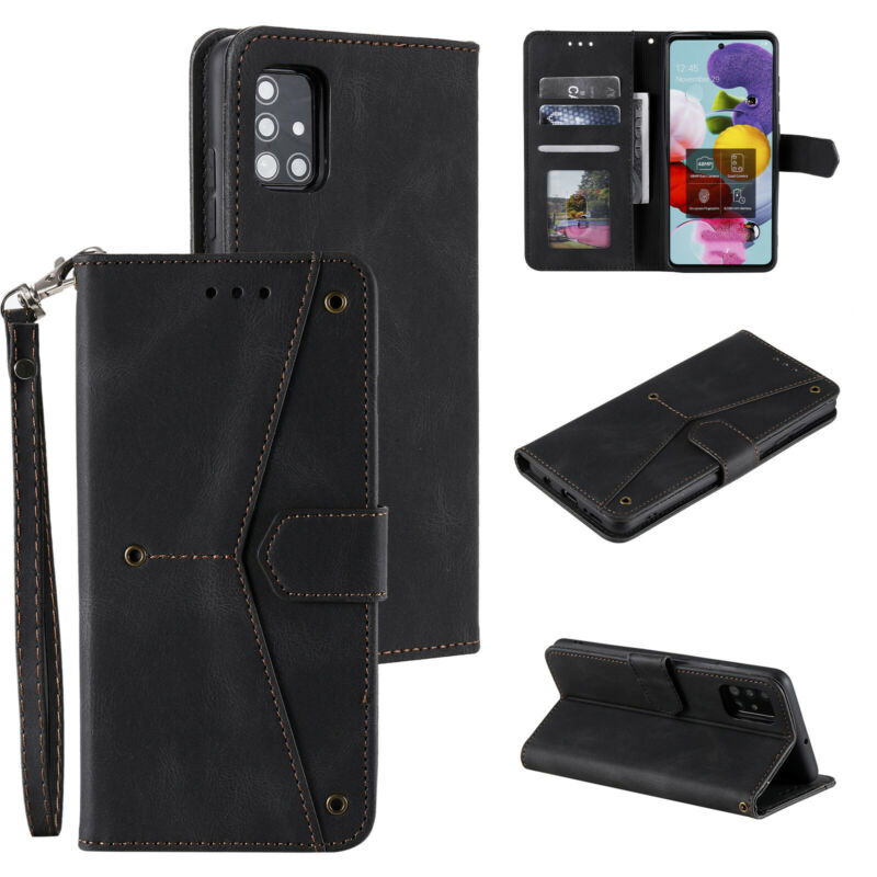 Leather Wallet Flip Case For Samsung - carolay.co
