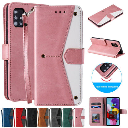 Leather Wallet Flip Case For Samsung - carolay.co