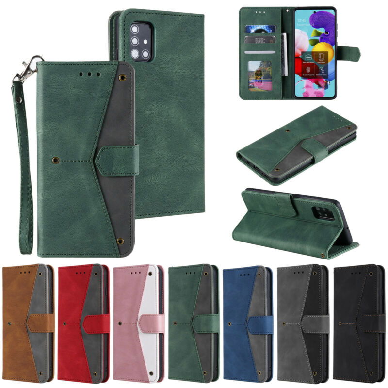 Leather Wallet Flip Case For Samsung - carolay.co