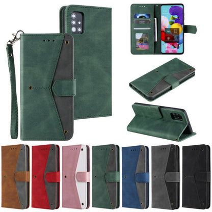 Leather Wallet Flip Case For Samsung - carolay.co