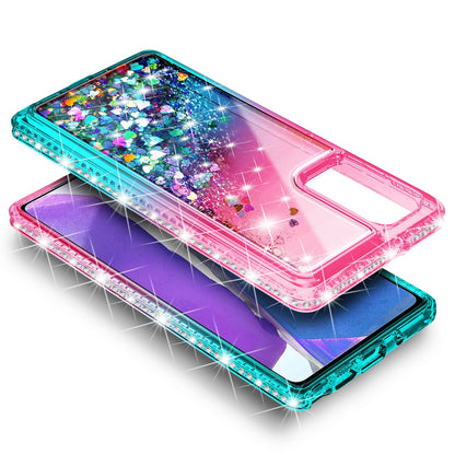 Liquid Glitter Cover for Samsung Galaxy S20 FE 5G Glass Protector - carolay.co