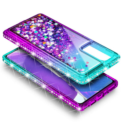 Liquid Glitter Cover for Samsung Galaxy S20 FE 5G Glass Protector - carolay.co
