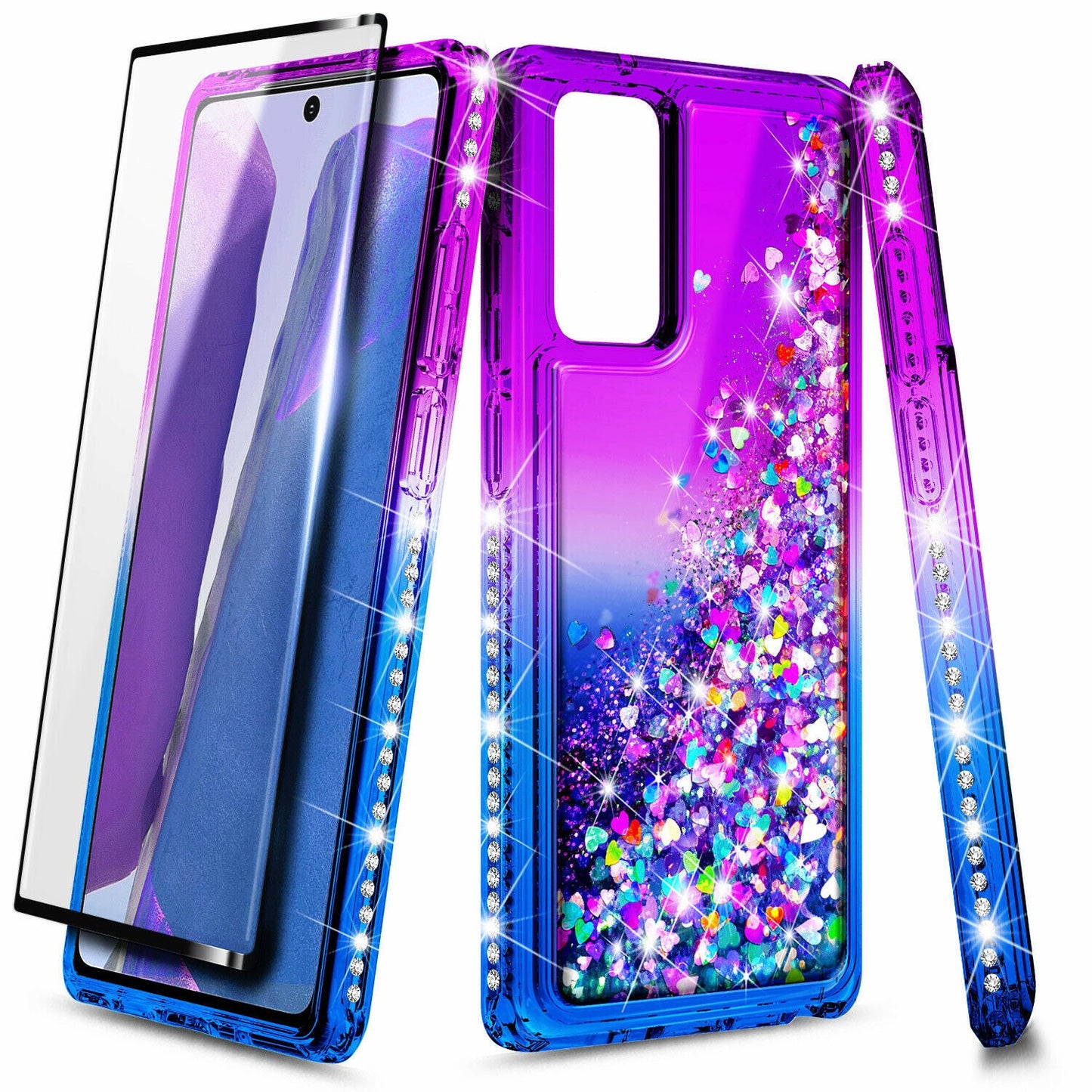 Liquid Glitter Cover for Samsung Galaxy S20 FE 5G Glass Protector - carolay.co