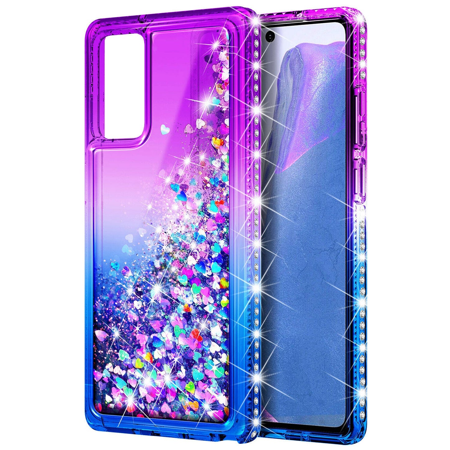 Liquid Glitter Cover for Samsung Galaxy S20 FE 5G Glass Protector - carolay.co