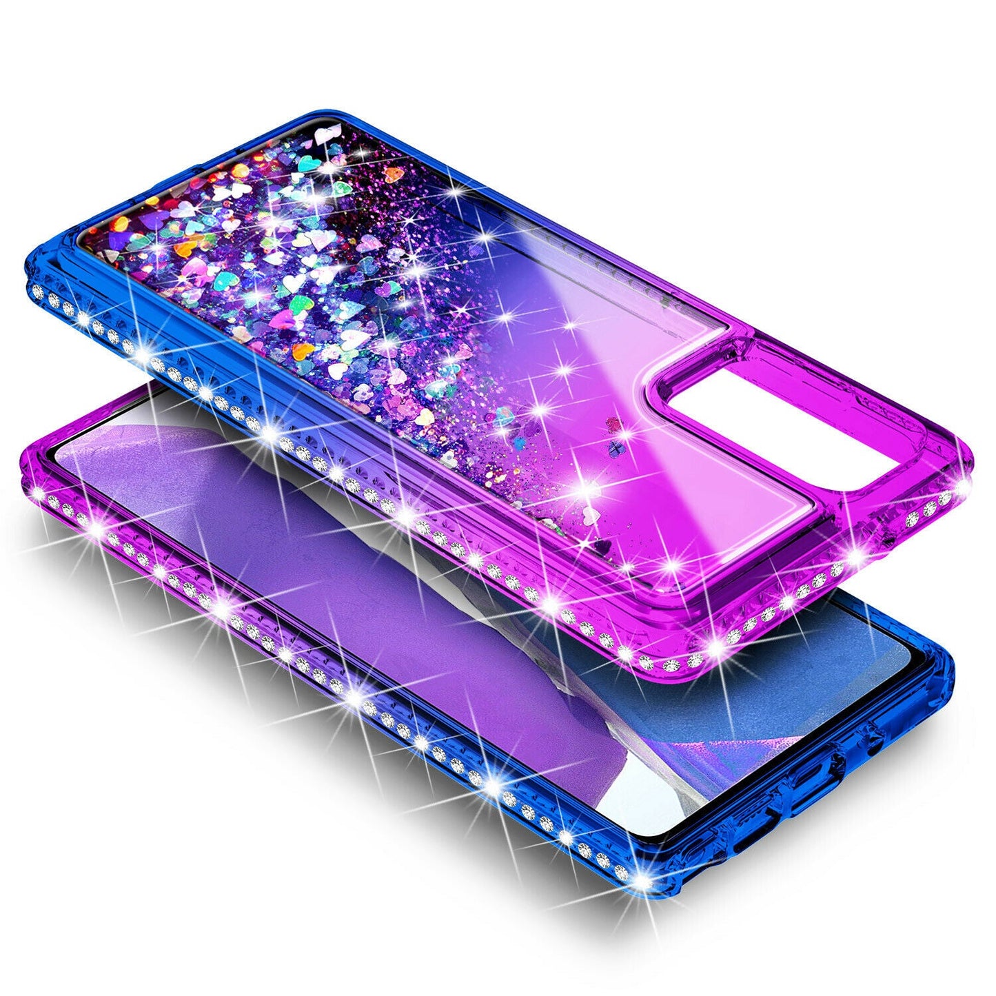 Liquid Glitter Cover for Samsung Galaxy S20 FE 5G Glass Protector - carolay.co