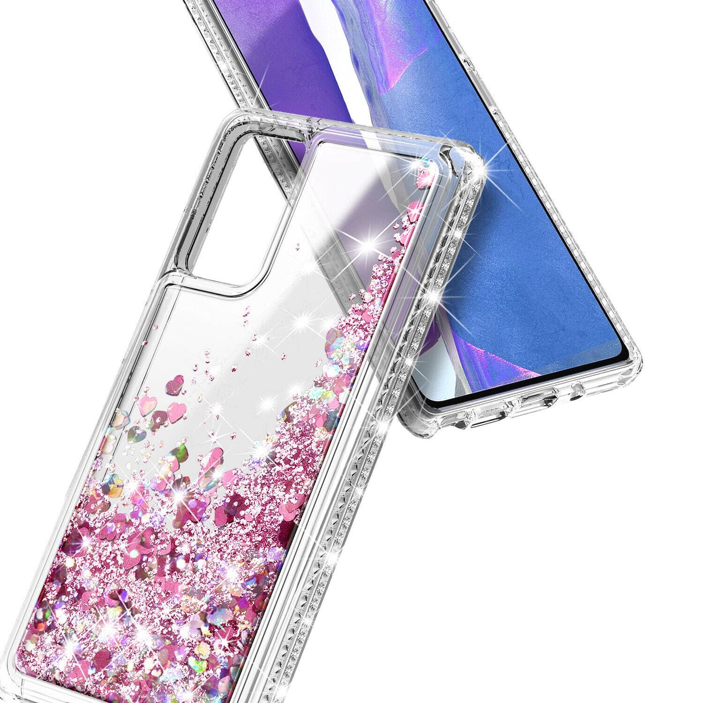 Liquid Glitter Cover for Samsung Galaxy S20 FE 5G Glass Protector - carolay.co