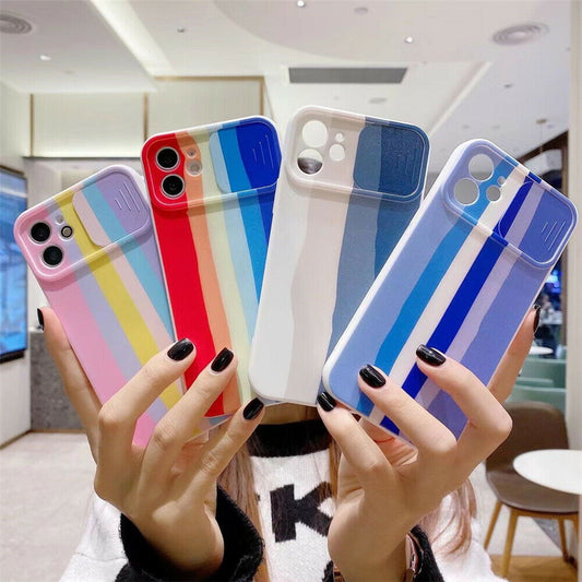 Liquid Silicone Rainbow Soft Case for iPhone - carolay.co