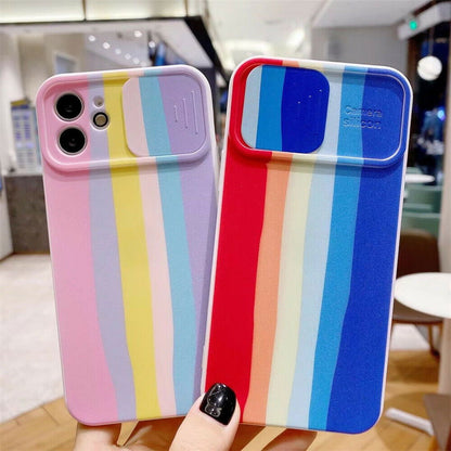 Liquid Silicone Rainbow Soft Case for iPhone - carolay.co