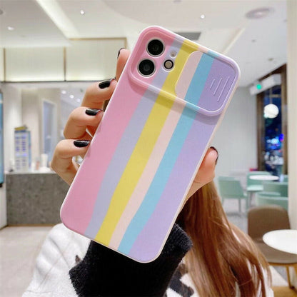 Liquid Silicone Rainbow Soft Case for iPhone - carolay.co