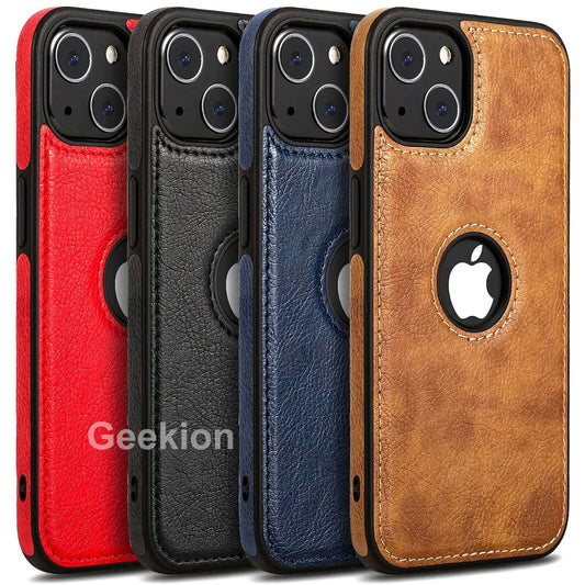 Luxurious Leather Case for iPhone 16 Premium Protection with Card Holder - carolay.co