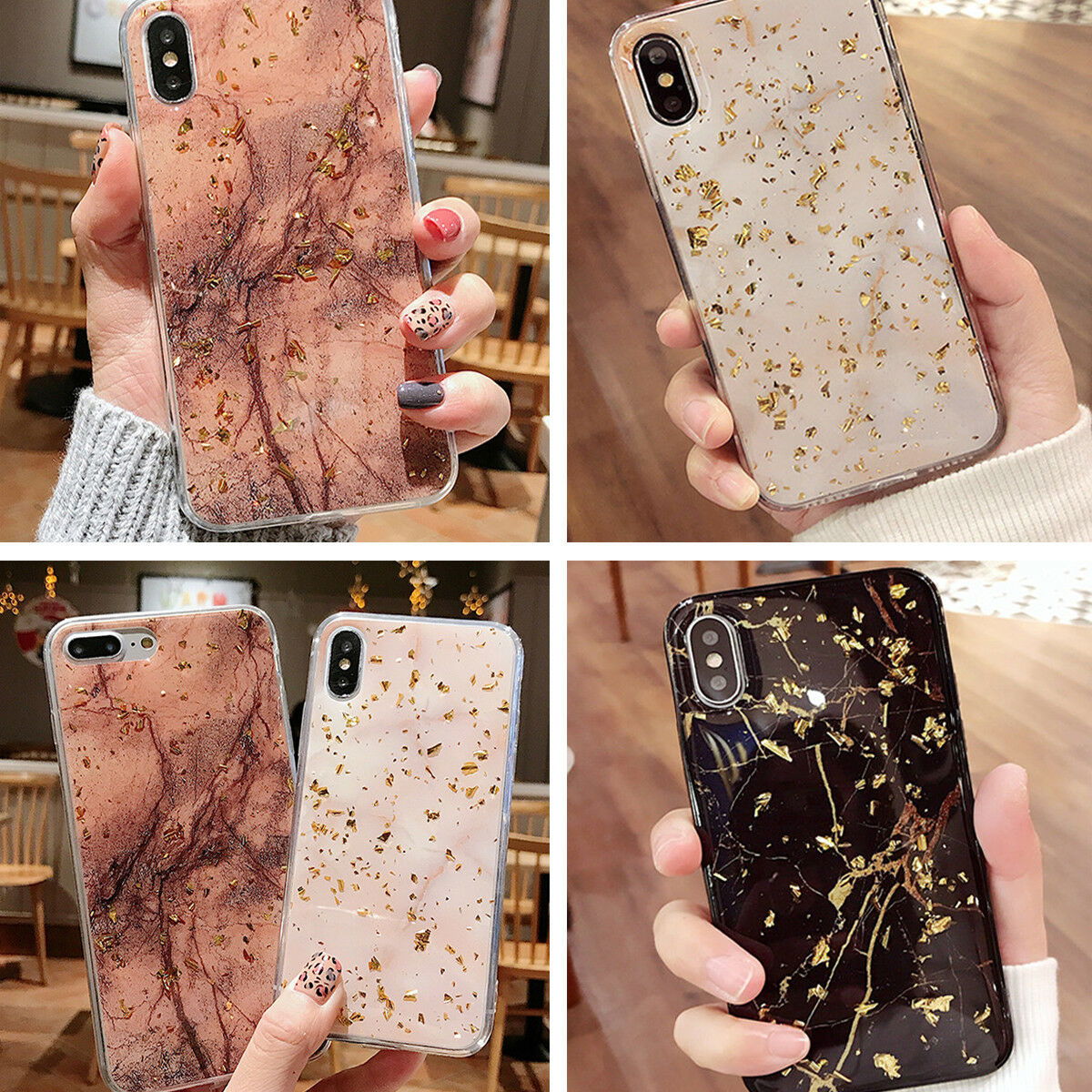 Luxury Foil Bling Marble Case for iPhone - carolay.co