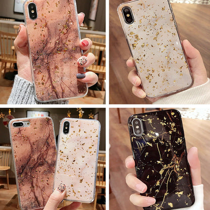 Luxury Foil Bling Marble Case for iPhone - carolay.co
