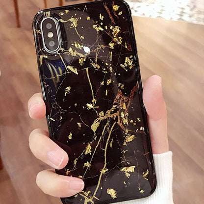 Luxury Foil Bling Marble Case for iPhone - carolay.co