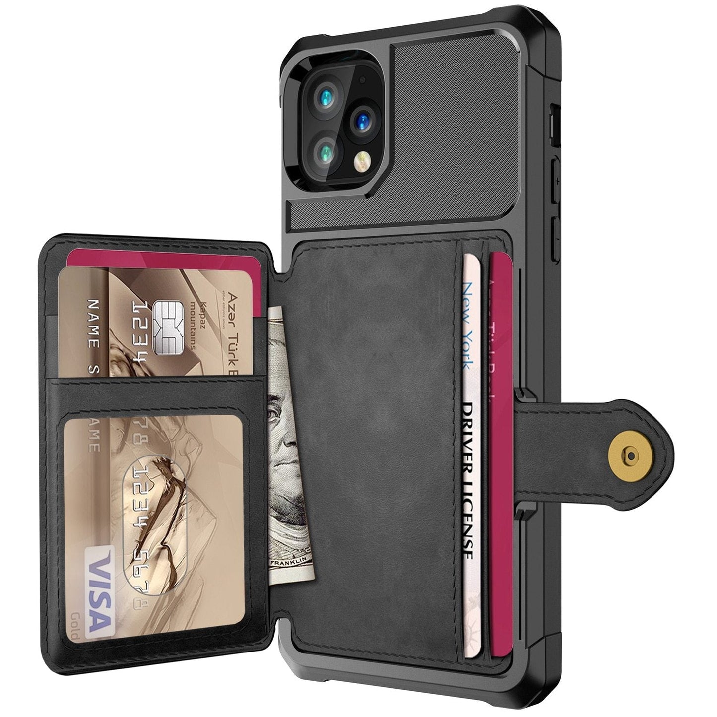 Luxury Leather Wallet Case Wallet Flip For iPhone - carolay.co