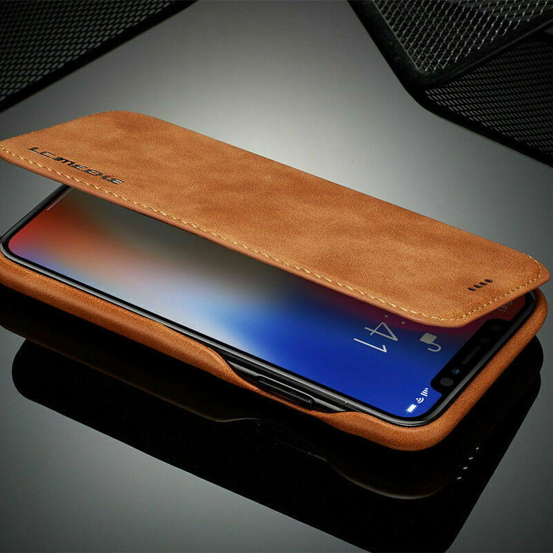 Luxury Leather Wallet Stand Slim Case For iPhone - carolay.co