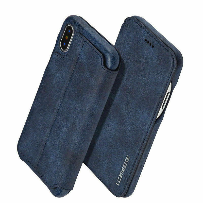 Luxury Leather Wallet Stand Slim Case For iPhone - carolay.co