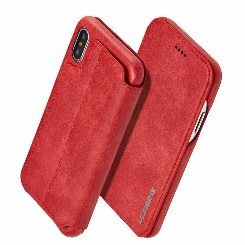 Luxury Leather Wallet Stand Slim Case For iPhone - carolay.co