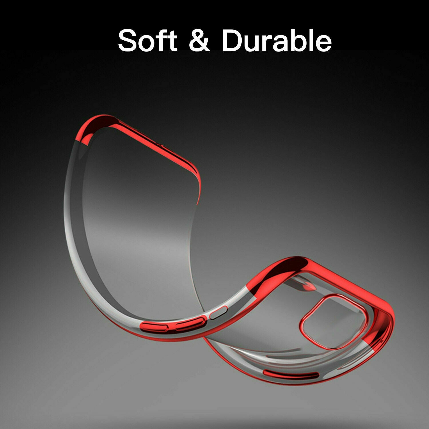 Luxury Slim Rubber Plating Clear Bumper Case for iPhone - carolay.co