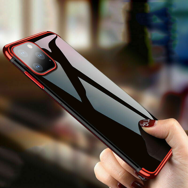 Luxury Slim Rubber Plating Clear Bumper Case for iPhone - carolay.co