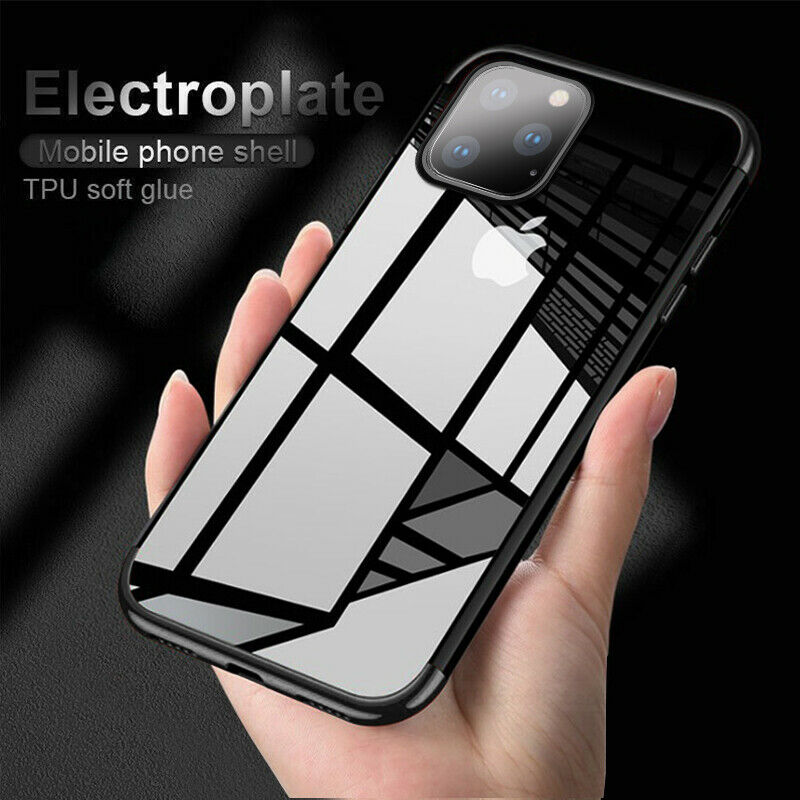 Luxury Slim Rubber Plating Clear Bumper Case for iPhone - carolay.co
