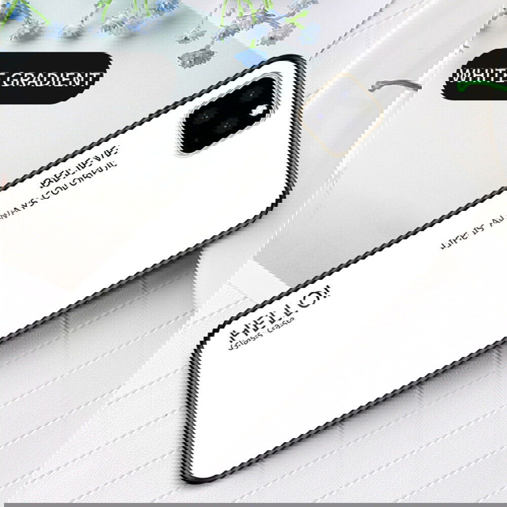Luxury Tempered Glass Slim Hard Back Phone Case For iPhone - carolay.co