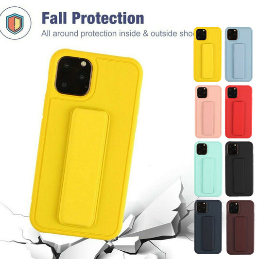 Magnetic Leather Hand Strap Stand Holder Case For iPhone - carolay.co