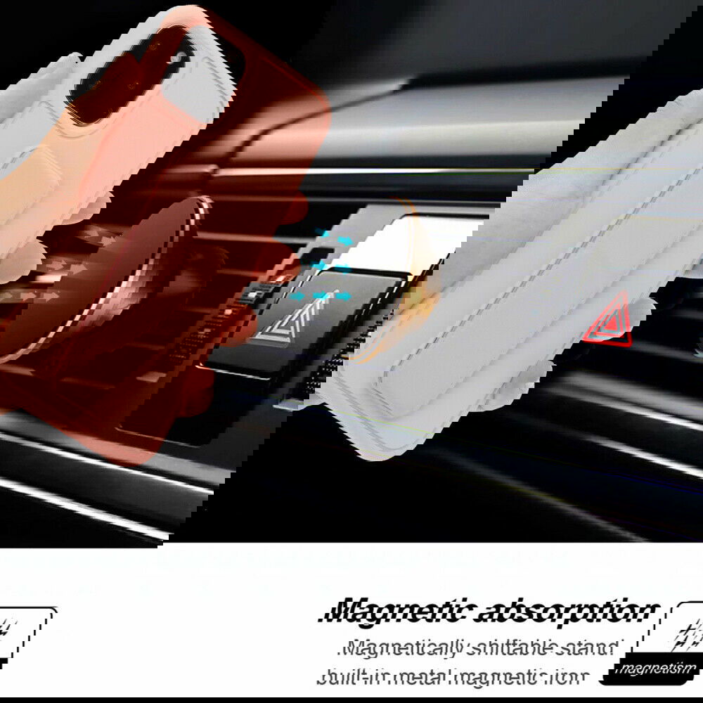 Magnetic Leather Hand Strap Stand Holder Case For iPhone - carolay.co