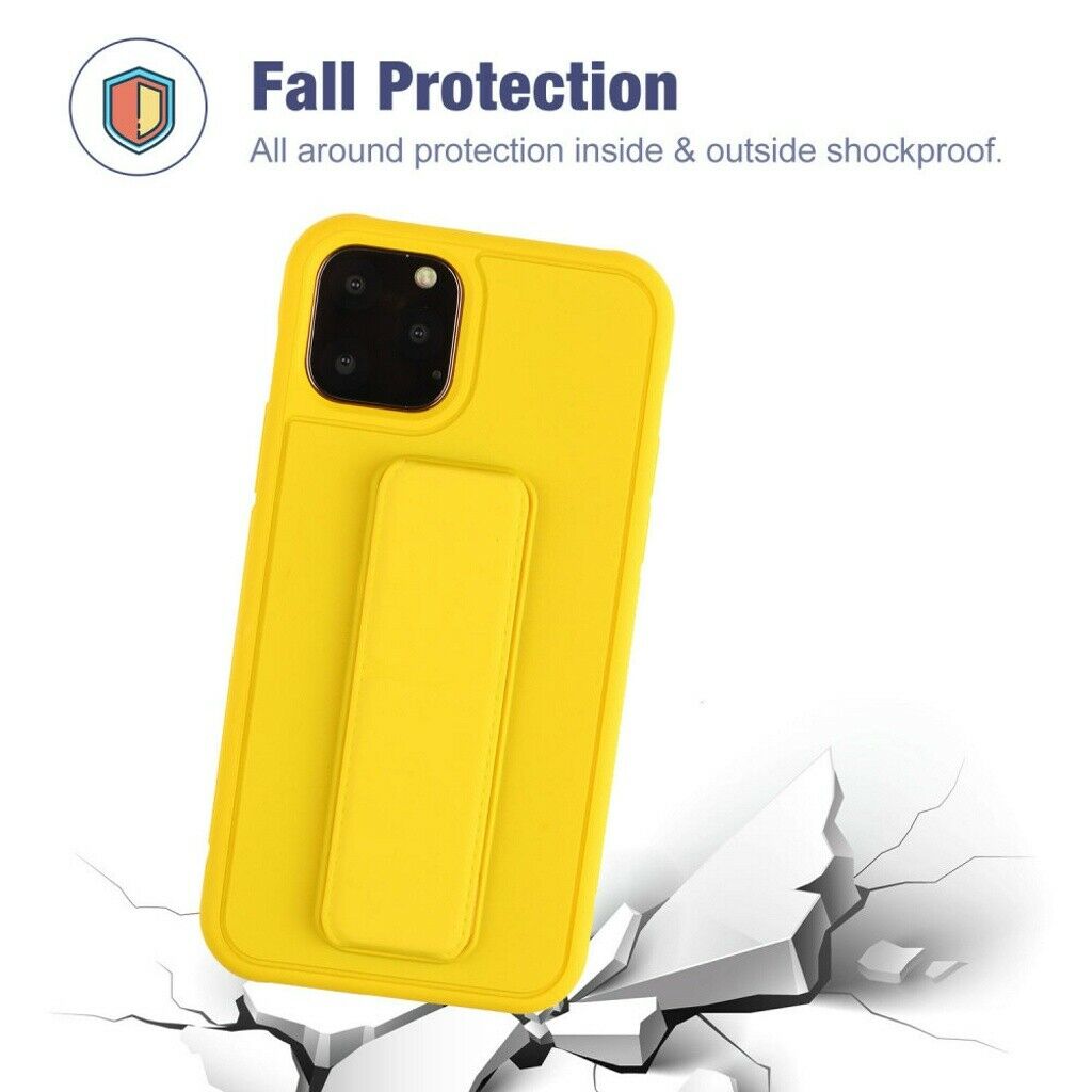 Magnetic Leather Hand Strap Stand Holder Case For iPhone - carolay.co