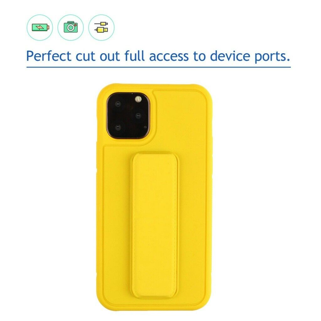Magnetic Leather Hand Strap Stand Holder Case For iPhone - carolay.co