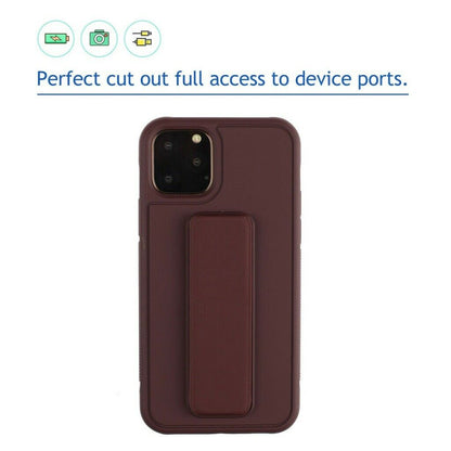 Magnetic Leather Hand Strap Stand Holder Case For iPhone - carolay.co