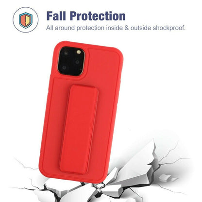 Magnetic Leather Hand Strap Stand Holder Case For iPhone - carolay.co