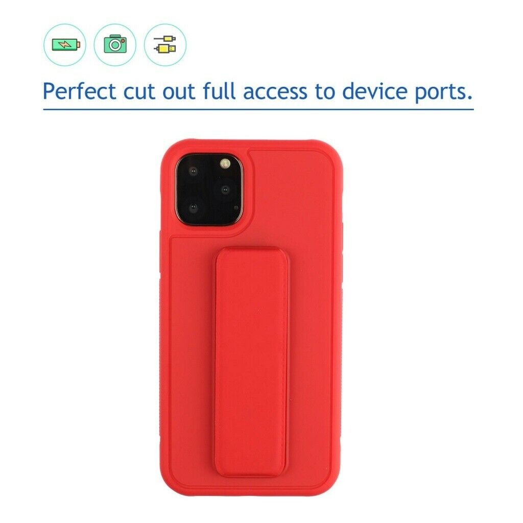 Magnetic Leather Hand Strap Stand Holder Case For iPhone - carolay.co