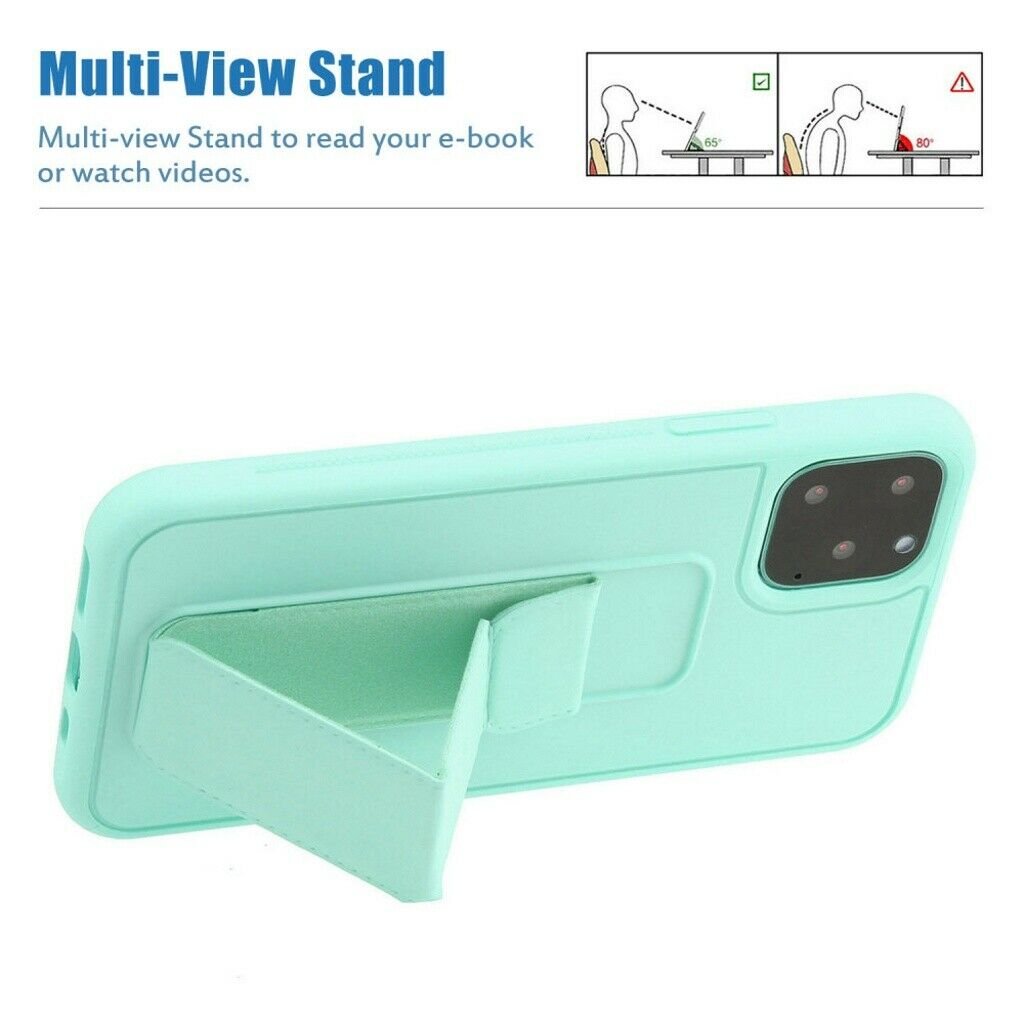 Magnetic Leather Hand Strap Stand Holder Case For iPhone - carolay.co